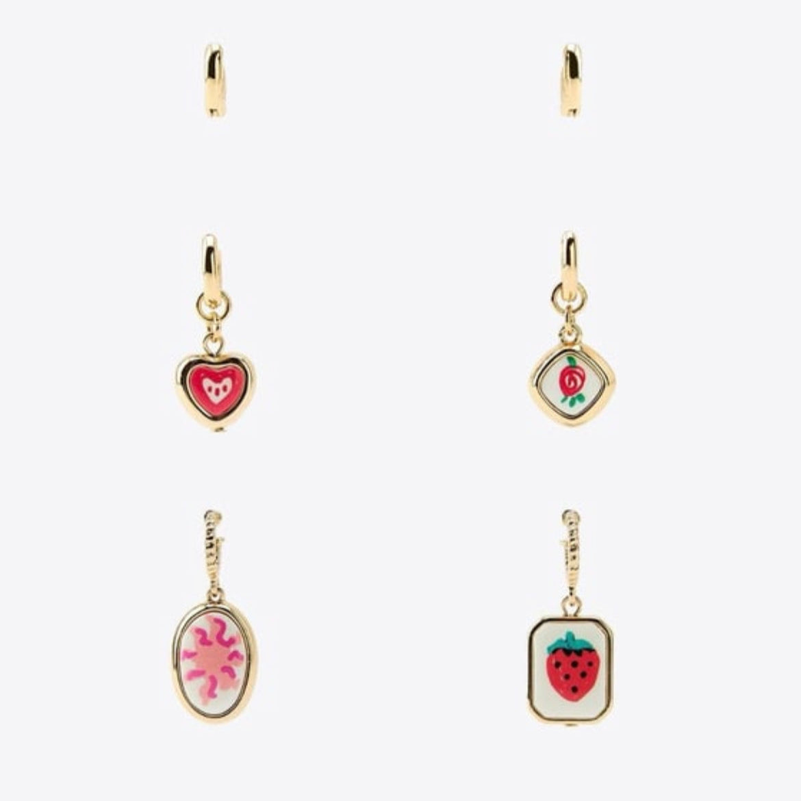Marka 6lı Charm Küpe