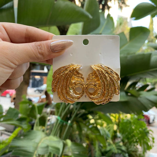 Gold Dalga Küpe