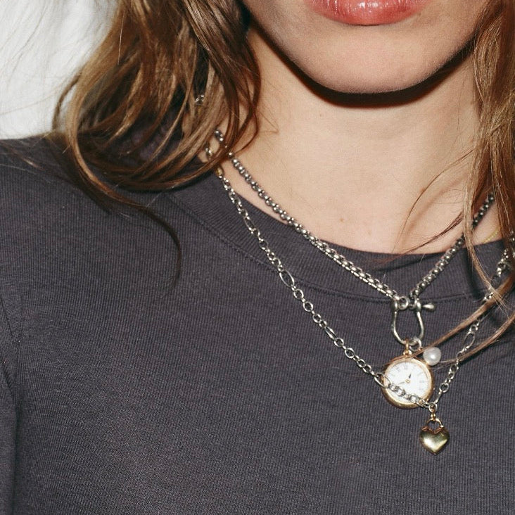 ZR 3 lü Saat Charm Kolye