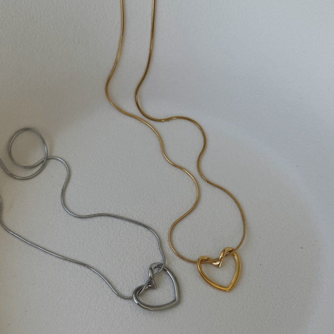 Asc Gold Heart Kolye