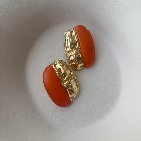 Marka Gold Turuncu Küpe