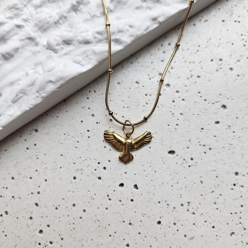 Asc Eagle Gold Çelik Kolye