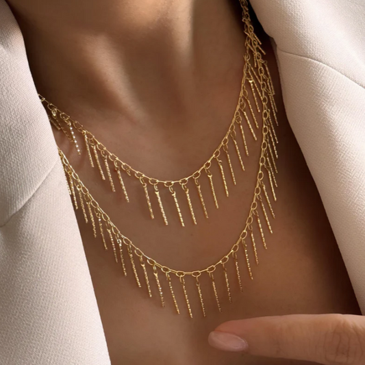 İkili Birleşik Sallantılı Çubuk Choker