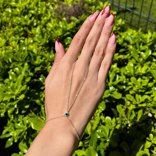 ASC Gold Mavi Taşlı Şahmeran