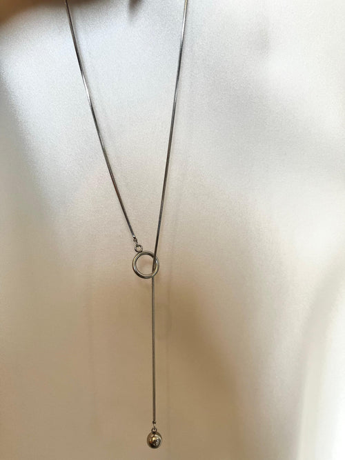 Asc Silver Çelik Kolye