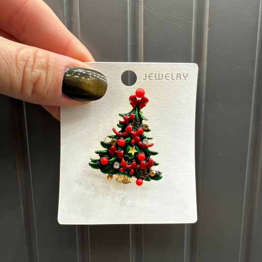 Noel Ağacı Broş