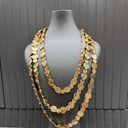 Marka Çoklu Madeni Para Kolye