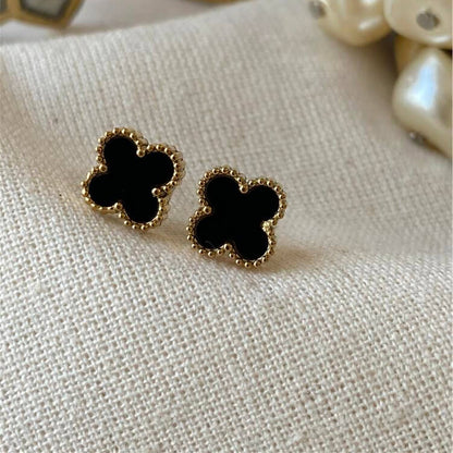 Çelik Gold Cleef Küpe