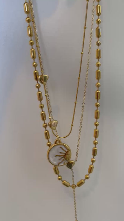 Asc Astro Bohem Gold Kolye